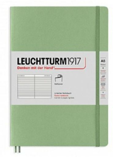 로이텀 미디엄 노트 뮤트 세이지 (소프트커버), PLAIN (무선), 색상