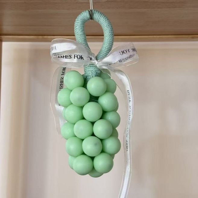 LCLC_Korea 센스있는 집들이 선물 - 비누꽃 포도알 SNS 핫템 향기선물 자취방 인테리어 포도 32알 컬러별 다른 향, 초록-알로에베라향