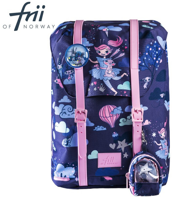 Frii of Norway 輕量護脊書包 Retro 22L, 兔兔仙子