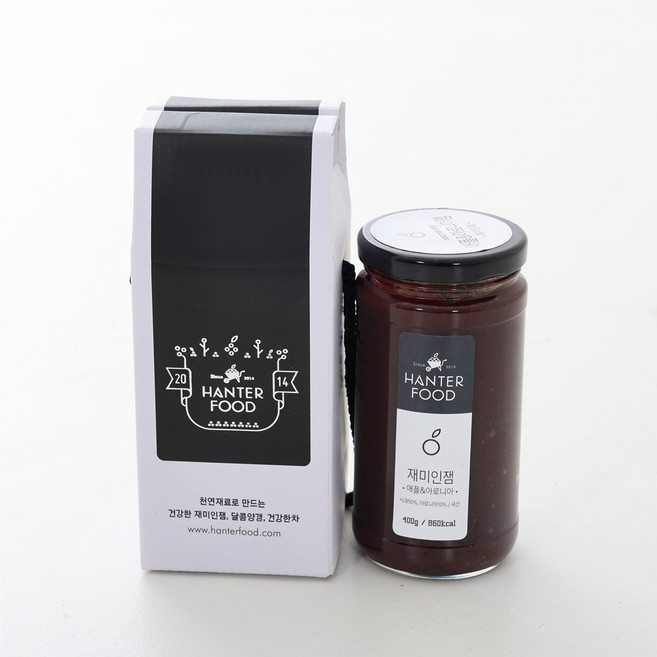 국내산 수제 무설탕 사과 아로니아잼 400g, 1개, 1g