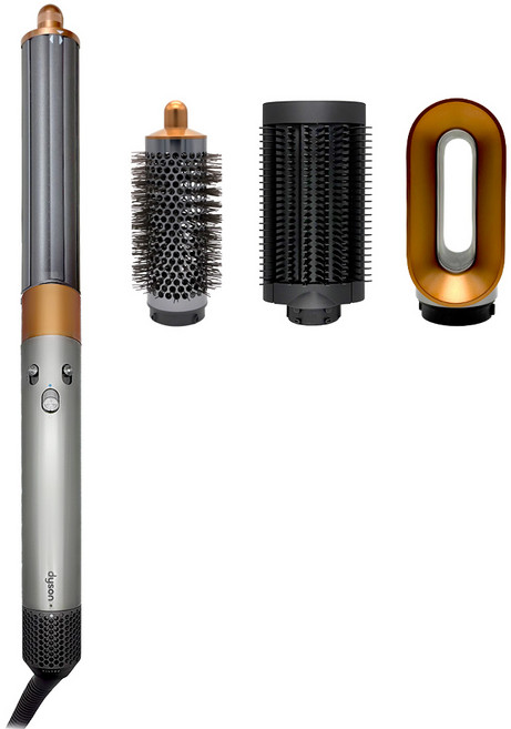 다이슨 에어랩 오리진 멀티 니켈 코퍼 스타일러 앤 드라이어 112875-01 1300W + 라운드 볼륨 브러시 971893-07 세트