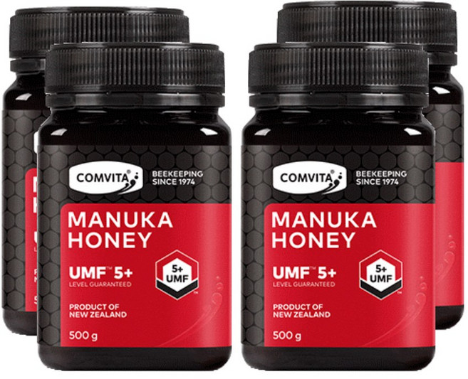 콤비타 마누카꿀 뉴질랜드꿀 UMF5+, 500g, 4개