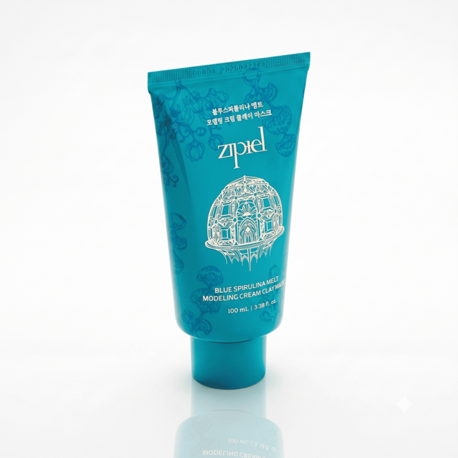지피엘 블루스피룰리나 멜트 모델링 크림 클레이 마스크 100ml, 1개, 1개입