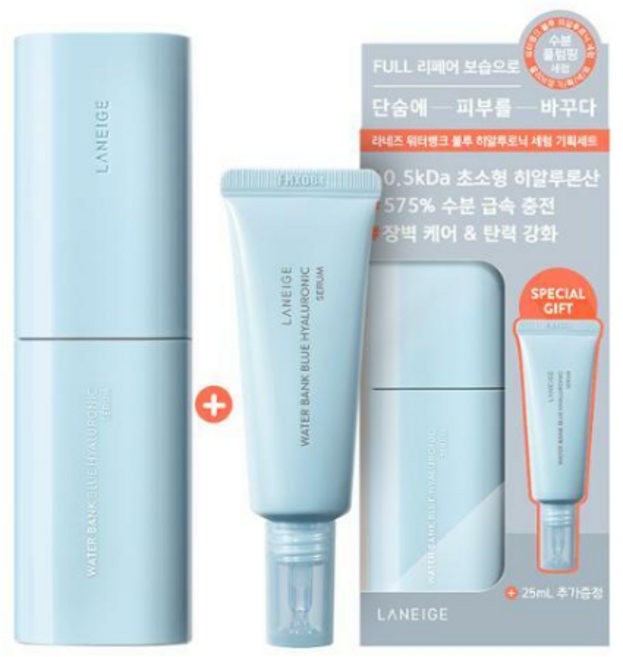 라네즈 워터뱅크 블루히알루로닉 세럼 50mL 기획(+25ml), 1세트