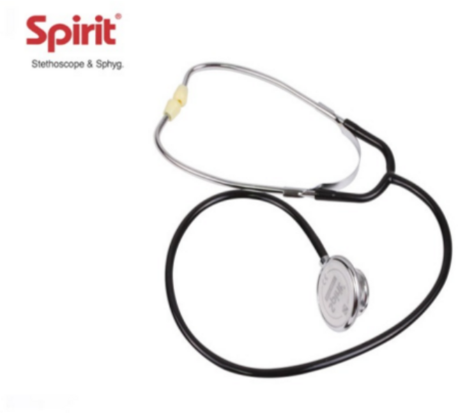 SPIRIT 스피릿 간호사 실습용 청진기 양면, 1개