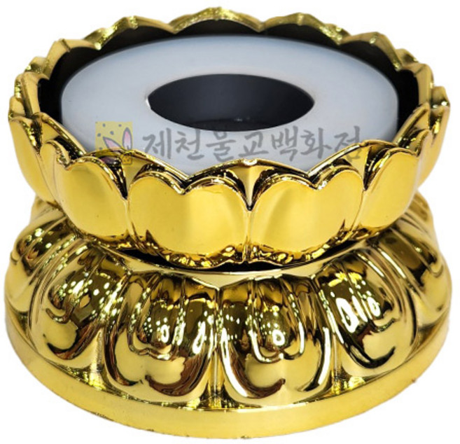 팜초전용자석촛대 낮은촛대 금도금촛대, 단품, 1개