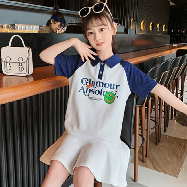 헬로가든 코이 카라 원피스(S)/화이트