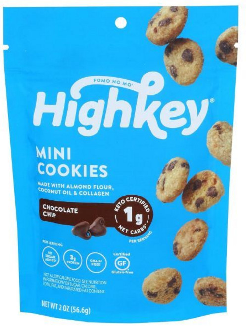HIGHKEY 초콜릿 쿠키 하이키 칩 미니 2온스, 1개, 56.6g