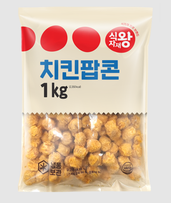 식자재왕 치킨팝콘, 1kg, 1개