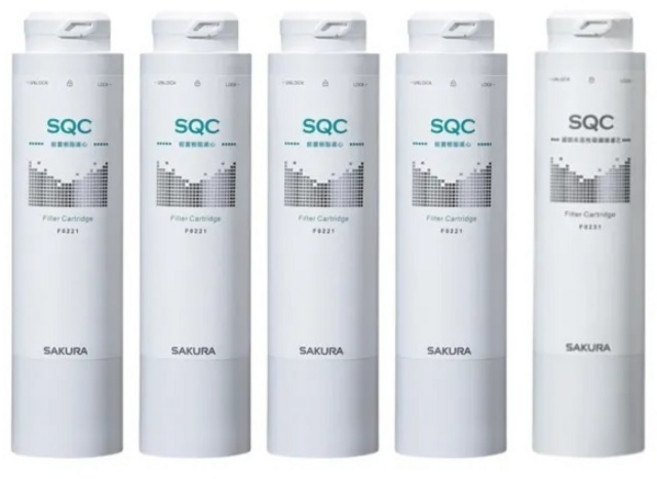 SAKURA櫻花 F9005替換濾心組 適用P0583A / P0585, 552370656165888, 1入