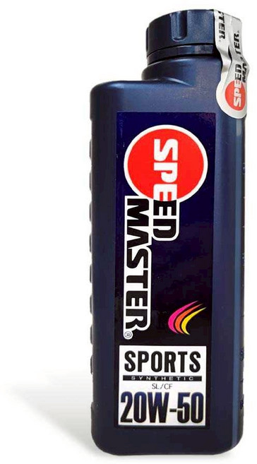 SPEED MASTER SPORTS SYNTHETIC SL/CF 全合成引擎機油 提升引擎性能 減少油耗 延長引擎壽命, 20W50, 1個, 1L