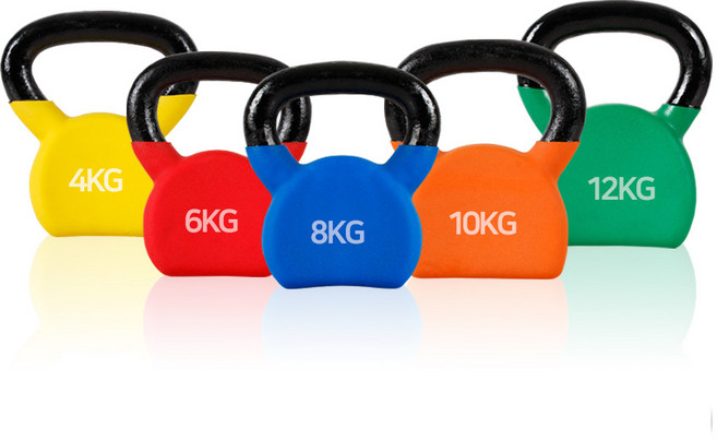 강철주물 고밀도압축 다양한구성 운동효과UP 케틀벨, 4kg, 스타-압축형 케틀벨, 1개