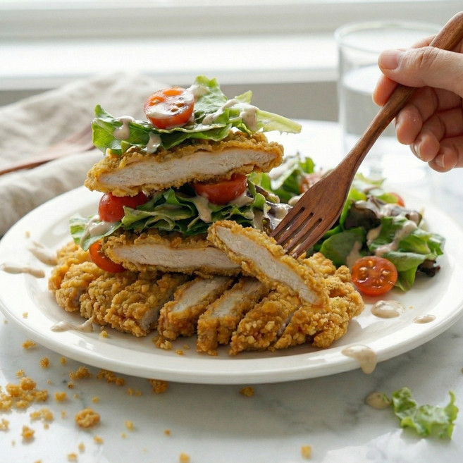 닭가슴살 통살치킨패티 1kg (10개입), 1개