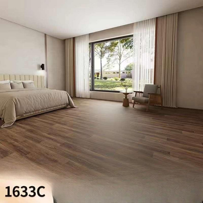 3m 3.3m 폭넓은 바닥재 가죽 두꺼운 셀프 접착 장판, 브라운 우드