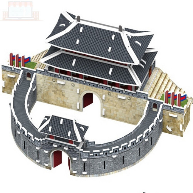 3D입체퍼즐 수원화성 팔달문 모형피규어