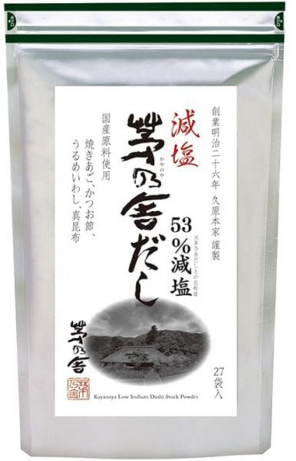 일식 조미료 쿠하라 본케 저염 치노야 다시 27개입 2팩 구운 치노 포함 다시팩 하카타 식 수프 산 재료 사용 화학 무첨가, 1봉지