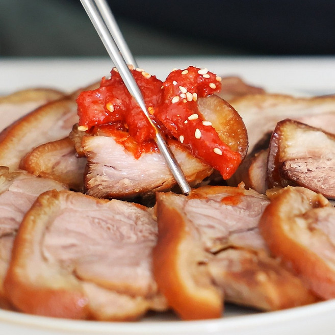 잡내없는 순살족발+명태식해 세트 (족발1+식해2) / 손님접대 술안주 야식 추천, 400g, 2세트