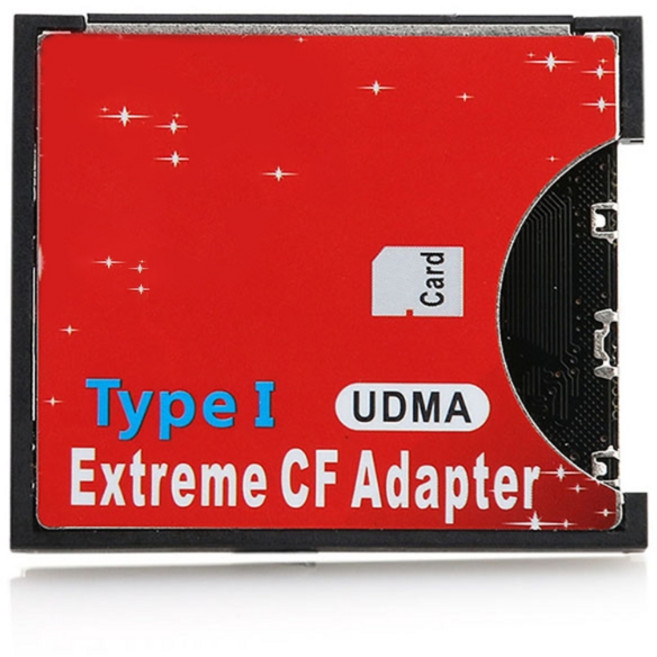 컴퓨터 용 CF 카드 리더 SD CF Micro-SD TF 메모리 카드 리더 어댑터, 1개