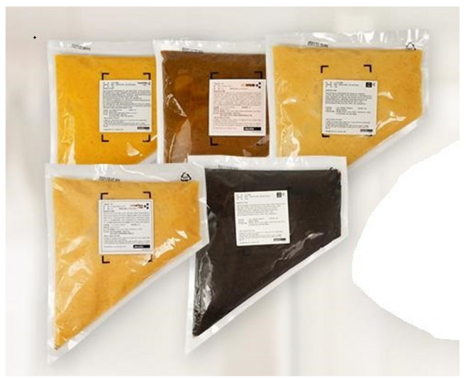 쥬모 커피콩빵 반죽1키로 낱개주문가능 5가지맛 선택가능, 2.아몬드플레인맛반죽 1kg, 1kg, 1개