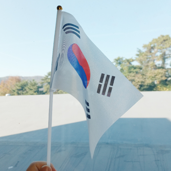 14x21cm 행사용 태극기 응원 플래그 스포츠 응원 소형 손깃발 애국사랑 미니 국기, 미니태극기14x21cm, 1개