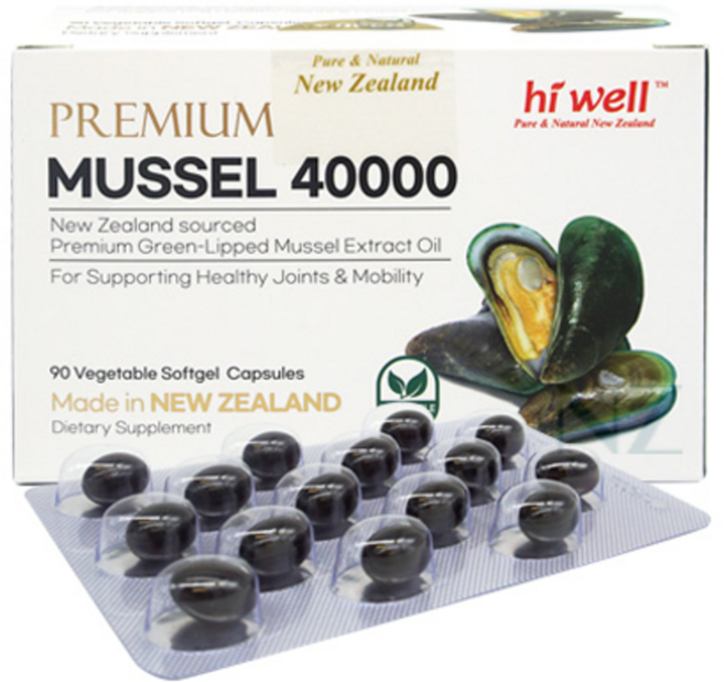 하이웰 뉴질랜드 프리미엄 초록홍합 추출 오일 40000 90정 1개