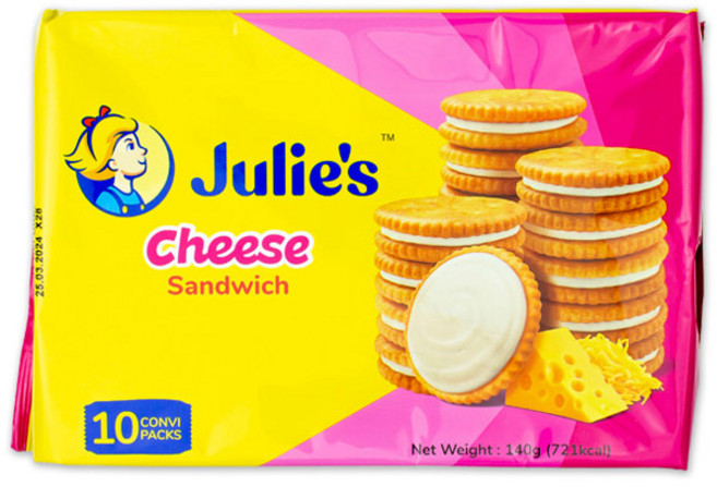 줄리스 치즈 샌드위치, 140g, 3개