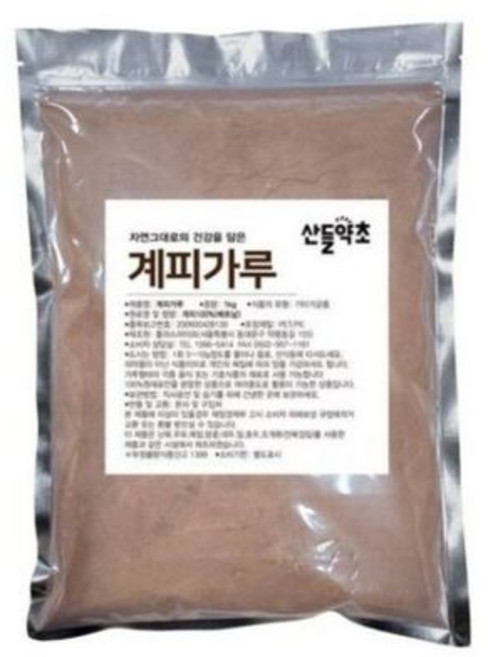 계피 가루 시나몬 계핏 가루 효능 수정과 계피 분말 1kg, 1개