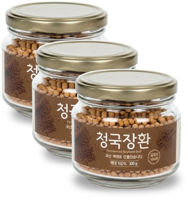 국내산 백태 청국장환 300g, 3개