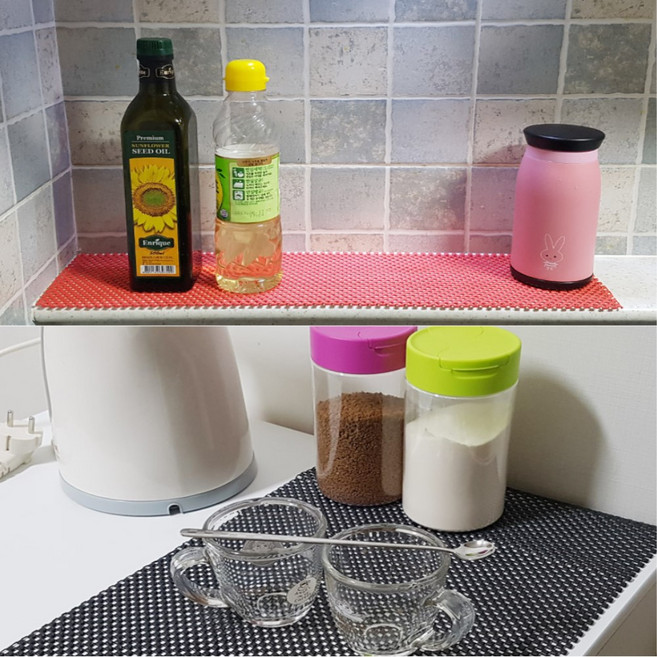 상세정보참조 컬러 미끄럼 방지 그물망 패드, 1개