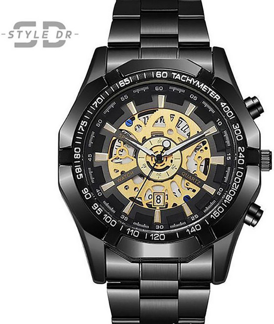 스타일닥터 남성 클래식 스포츠 메탈 시계 생활용 방수 남자친구 선물용