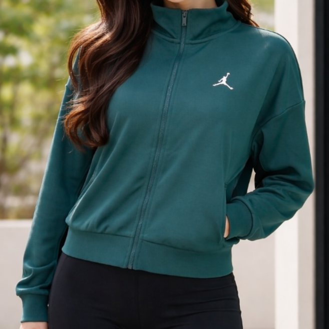 나이키 조던 여성 크롭 니트 자켓 져지 재킷 가디건 트위드 아우터