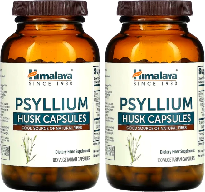 히말라야 실리움 허스크 캡슐 베지캡슐 180정 x 2병 - 쿠팡