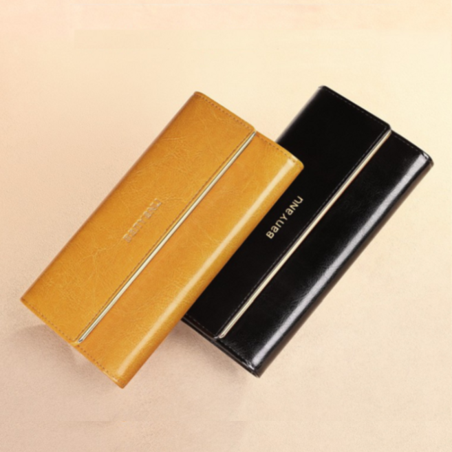 여성 소가죽 프리미엄 장지갑 BYN-1677