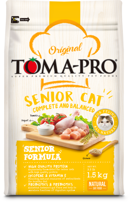 TOMA-PRO 原點 高齡貓 雞肉+米 配方 全天然, 1.5kg, 1包, 雞