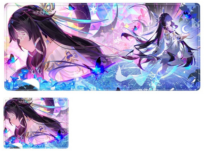 원신 굿즈 달의 여신 콜롬비나 마우스 장패드, 19, 3mm, 800x300mm