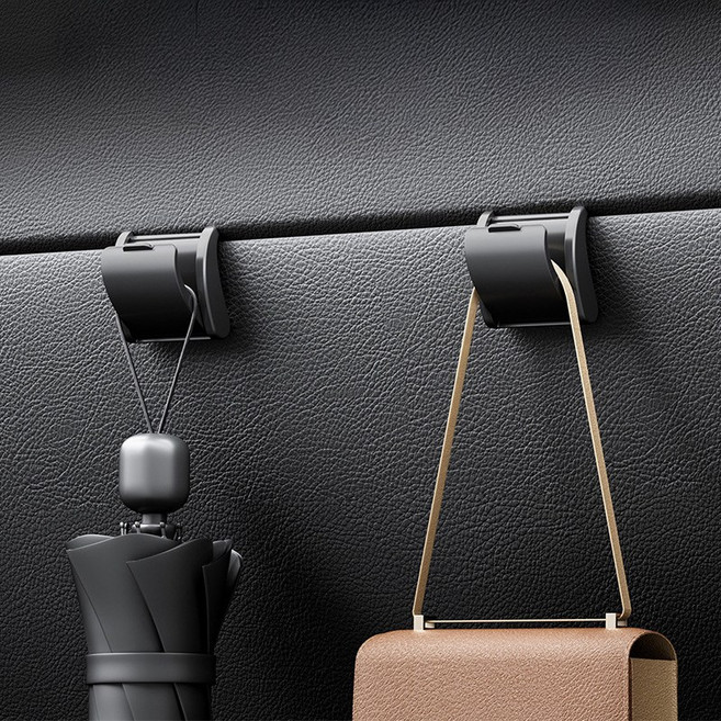 옐로우베이스 테슬라 차량용 가방 걸이 후크 행거 모델3 모델Y 주니퍼 호환, 2개입, 1개