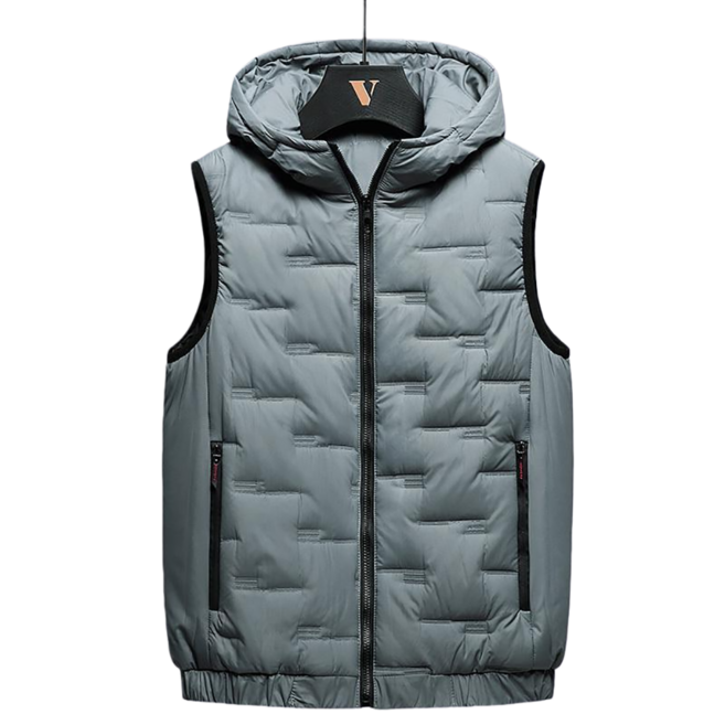 별후이 남성 겨울 데일리 빅사이즈 후드 패딩조끼 민소매 방풍 경량 베스트
