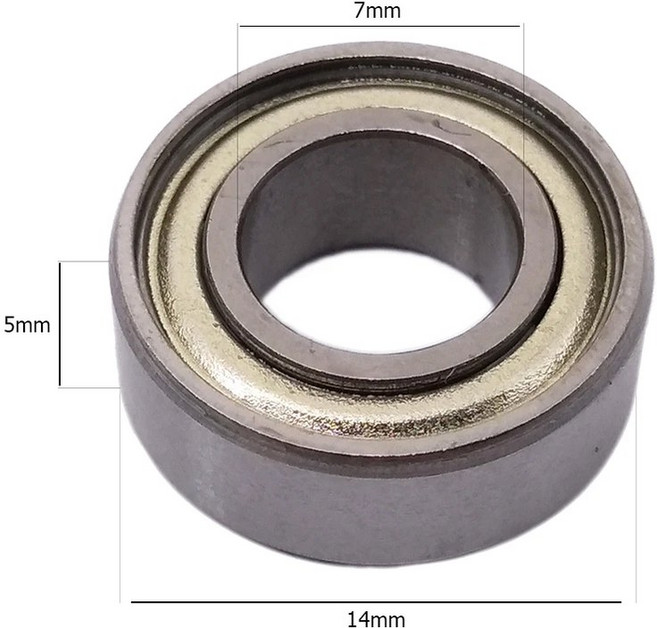 크롬 스틸 687ZZ 40 도르래 3D 608ZZ 685ZZ 10 607ZZ 프린터 625ZZ 623ZZ 688ZZ 부품, 20Pcs