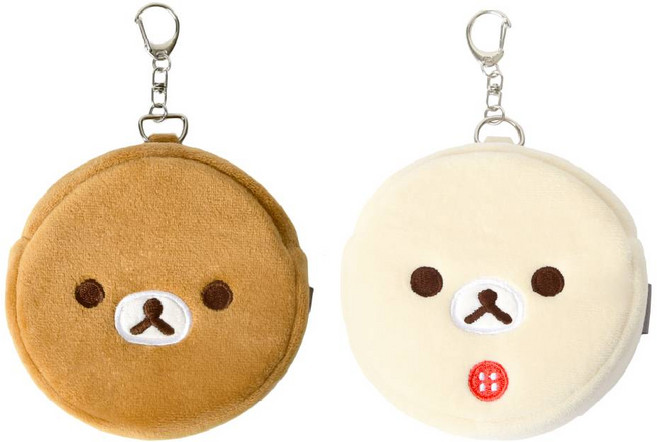 리락쿠마 원형파우치 2종