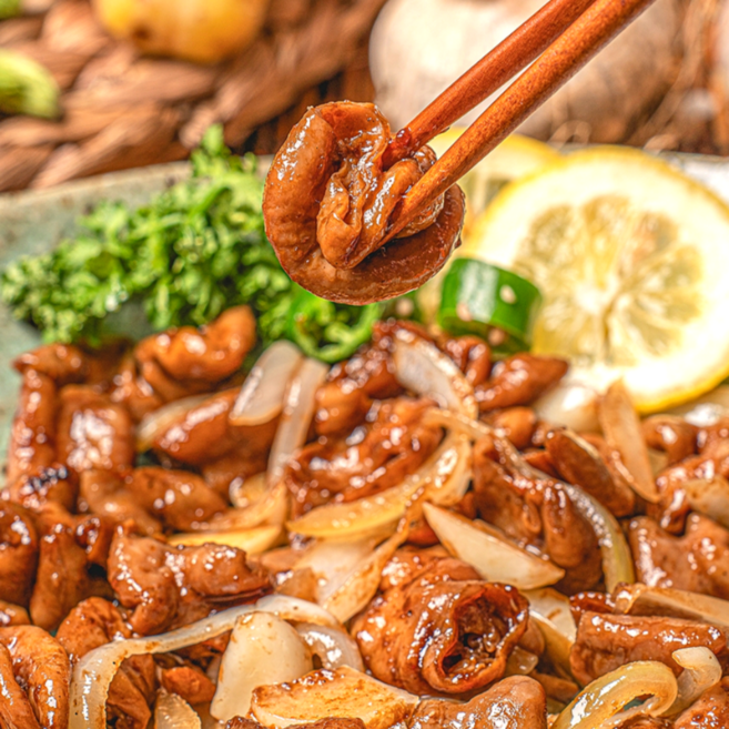 데리야끼 곱창 알곱창 곱창볶음 안주 야식 캠핑요리 소주안주, 10개, 200g