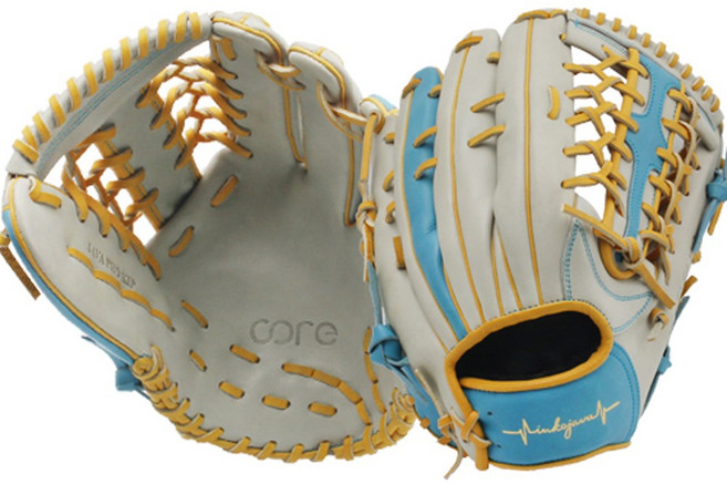 인코자바 외야 글러브 13.25인치 H웹 라이트그레이/스카이블루 CR OF-X3, 1개