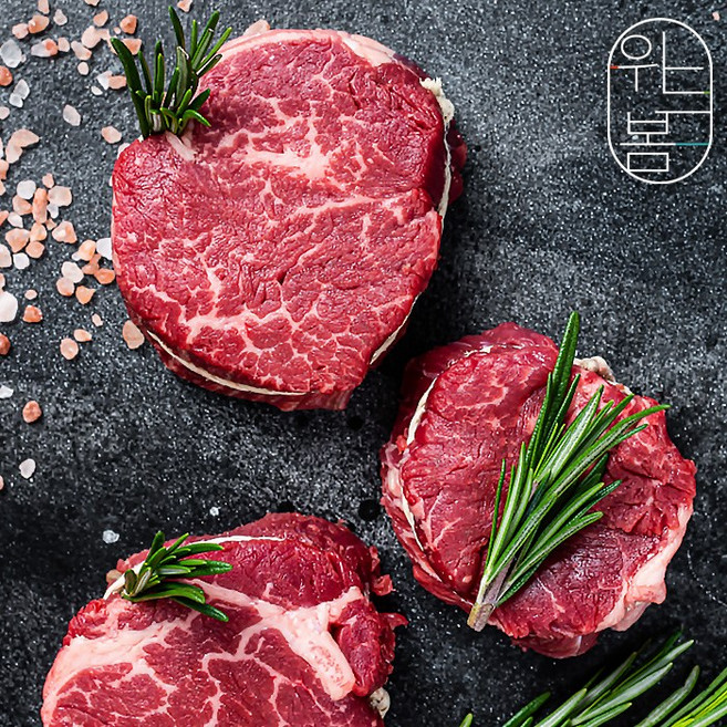 횡성축협한우 프리미엄 소고기 냉장 안심 200gx3, 200g