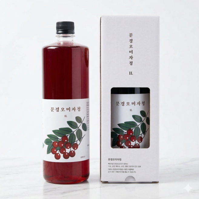 문경현대농원 문경오미자청 진액 원액 1000ml, 오미자청 1000ml