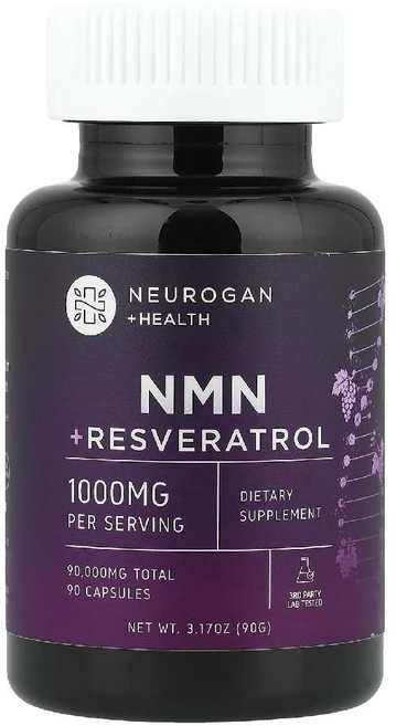 뉴로간헬스 NMN Resveratrol 90000mg 90정 레스베라트롤, 1개 - 쿠팡