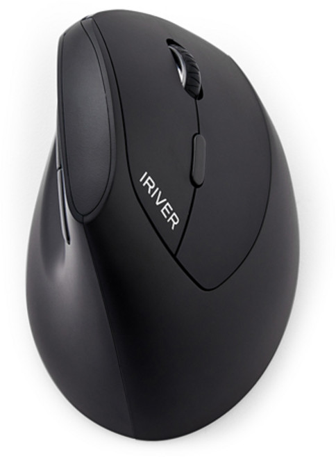 아이리버 남성용 손목보호 큰손 무선 버티컬 마우스 EQwear-Gentleman Vertical Grip EV19, Gentleman Vertical Grip EV19, 블랙