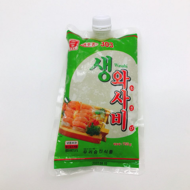 바다냄새 아주존 303생와사비 750g 고추냉이 맷돌표 우리승진식품, 1