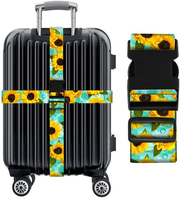 도난 방지 수하물 벨트 스트랩 액세서리 가방 조정 포장 여행 가능한 크로스 버클 부품 묶음, 02