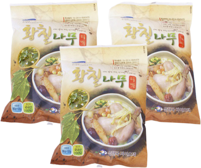 한방백숙 삼계탕 재료 옻오름 없는 황칠나무분말 티백 100g, 3개