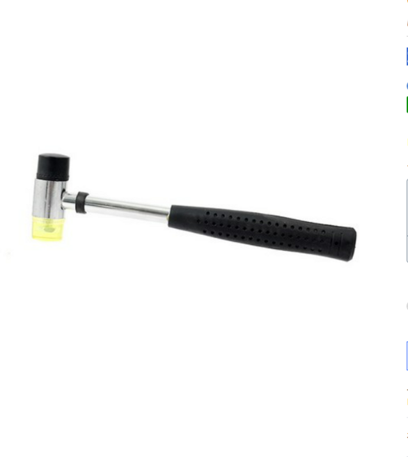 아이코어스 가정 캠핑용 고무망치, 혼합색상, 1개