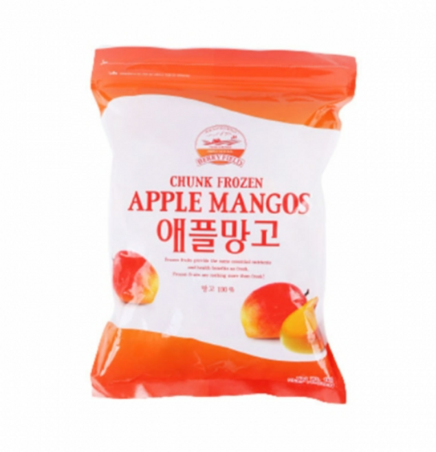 바이오마켓_[냉동과일] 냉동 애플 망고 다이스컷 1kg, 2개